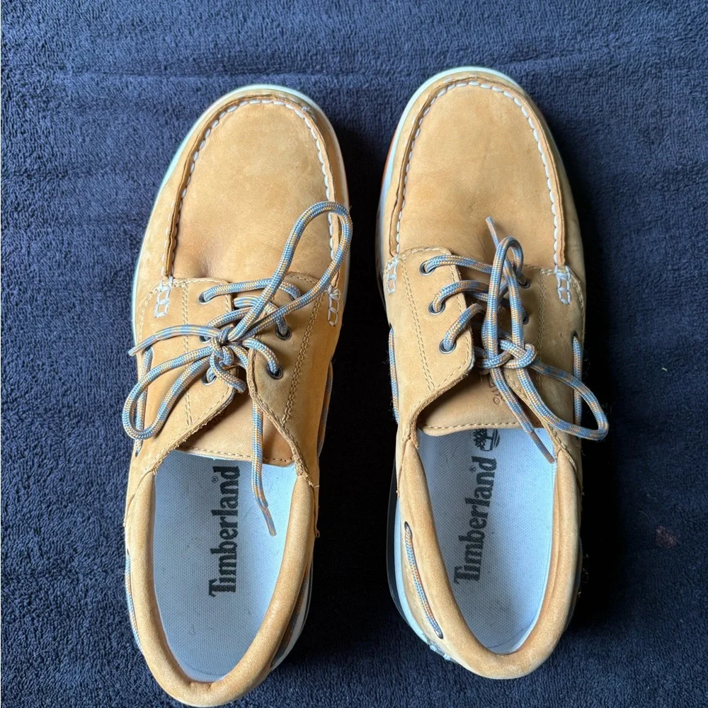 Timberland Men's Tan Boat Shoes - Picture 4 of 8